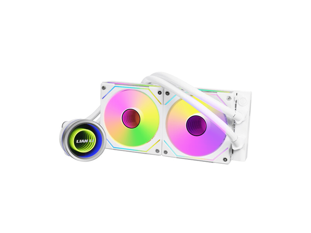 Lian Li 240mm Galahad II Trinity AIO Cooler with SL-Infinity Fans - White in Qatar Lian Li 240mm Galahad II Trinity AIO Cooler with SL-Infinity Fans - White in Qatar